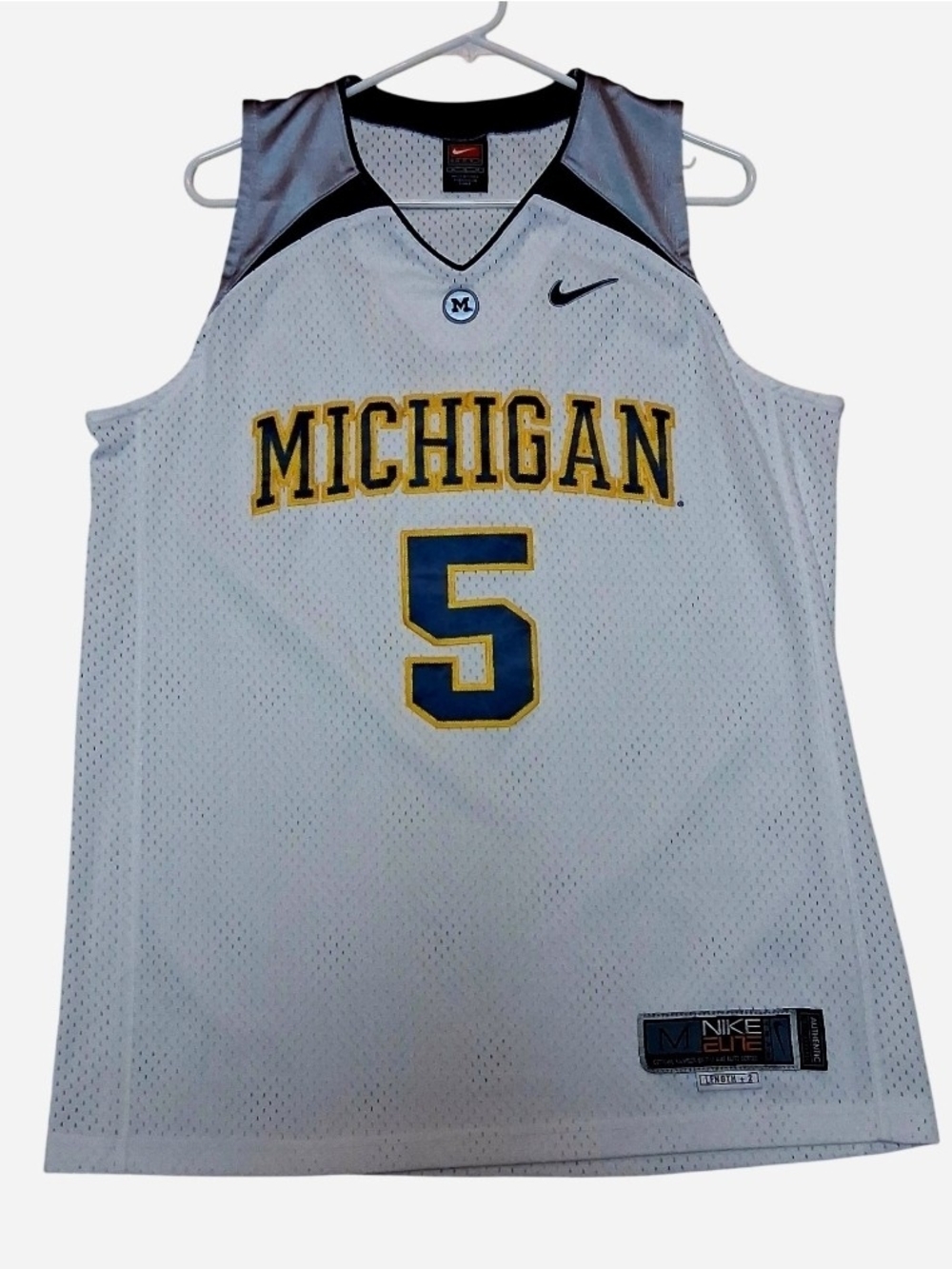 Nike Elite 2+ Length Jalen Rose Michigan 90s Jersey